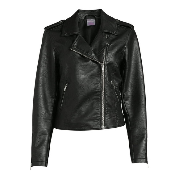 No Boundaries Jackets & Blazers - Faux Leather Moto Jacket